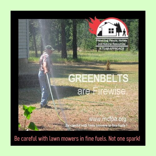 Greenbelts are firewise. Learn more defensible space tips.