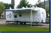 Fire Safety Trailer demonstrates smoke and escape in Missoula County.